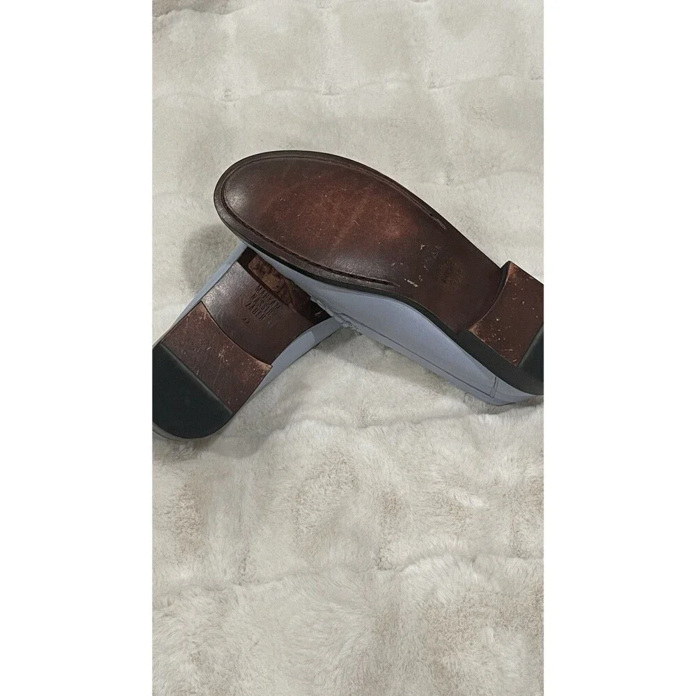 Maryam Nassir Zadeh Alan Loafers Light Blue Leather EU 44 US 10 Men’s
